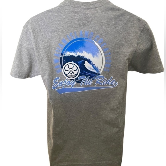 Hic Hawaiian Island Creations “Enjoy the Ride” Surf Surfer Tee Shirt Men S Small - Picture 1 of 6